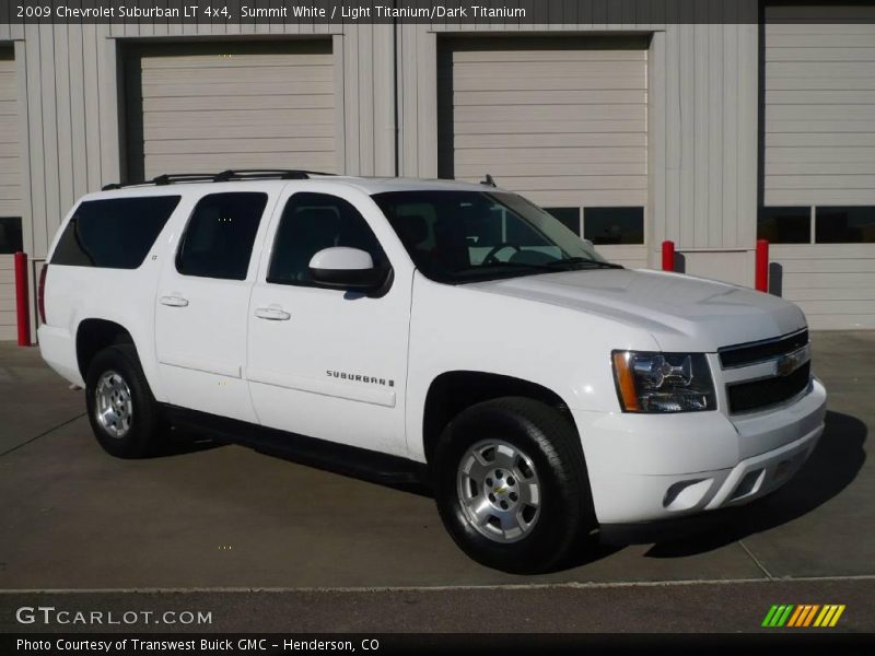 Summit White / Light Titanium/Dark Titanium 2009 Chevrolet Suburban LT 4x4