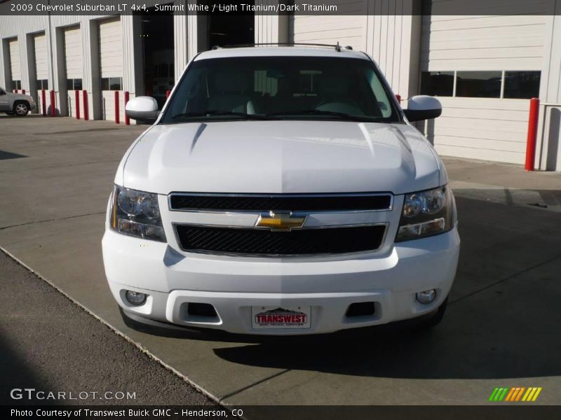 Summit White / Light Titanium/Dark Titanium 2009 Chevrolet Suburban LT 4x4