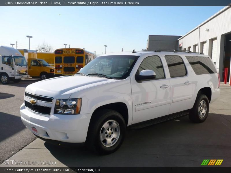 Summit White / Light Titanium/Dark Titanium 2009 Chevrolet Suburban LT 4x4