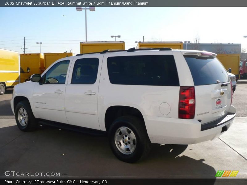 Summit White / Light Titanium/Dark Titanium 2009 Chevrolet Suburban LT 4x4