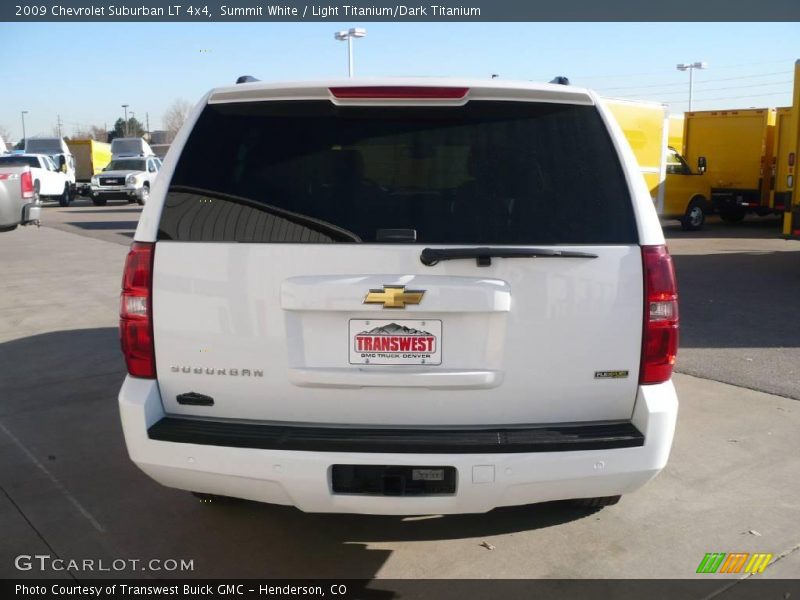 Summit White / Light Titanium/Dark Titanium 2009 Chevrolet Suburban LT 4x4