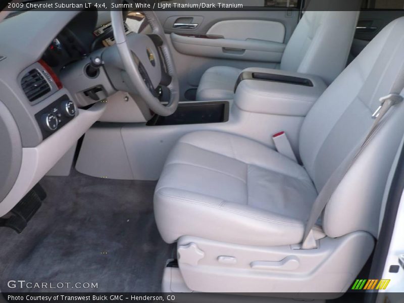Summit White / Light Titanium/Dark Titanium 2009 Chevrolet Suburban LT 4x4