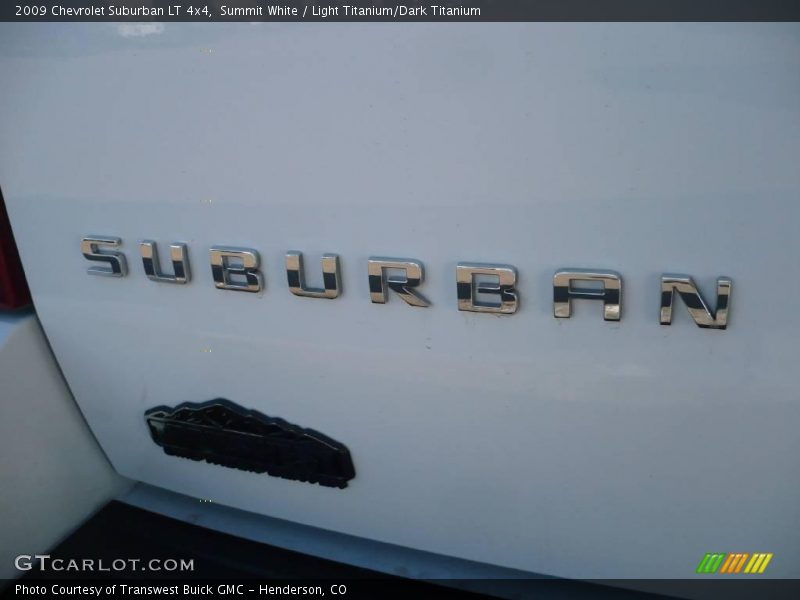 Summit White / Light Titanium/Dark Titanium 2009 Chevrolet Suburban LT 4x4