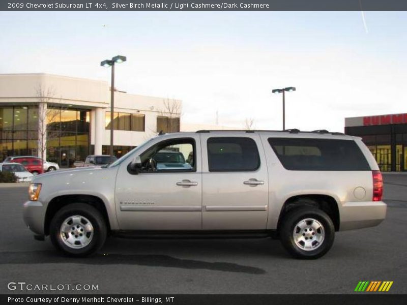 Silver Birch Metallic / Light Cashmere/Dark Cashmere 2009 Chevrolet Suburban LT 4x4