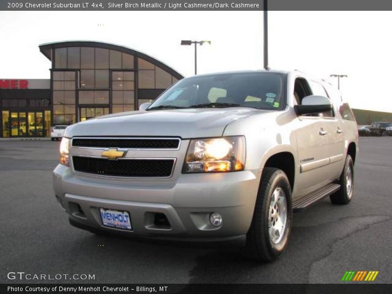 Silver Birch Metallic / Light Cashmere/Dark Cashmere 2009 Chevrolet Suburban LT 4x4