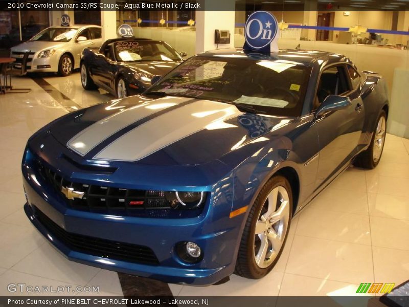 Aqua Blue Metallic / Black 2010 Chevrolet Camaro SS/RS Coupe