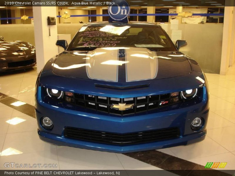 Aqua Blue Metallic / Black 2010 Chevrolet Camaro SS/RS Coupe