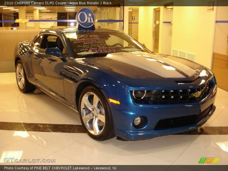 Aqua Blue Metallic / Black 2010 Chevrolet Camaro SS/RS Coupe