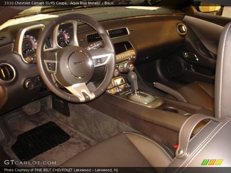 Aqua Blue Metallic / Black 2010 Chevrolet Camaro SS/RS Coupe