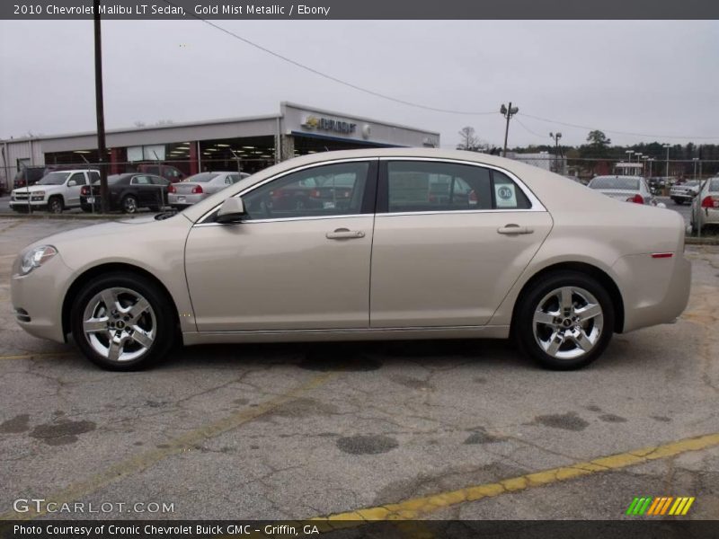 Gold Mist Metallic / Ebony 2010 Chevrolet Malibu LT Sedan