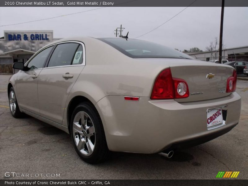 Gold Mist Metallic / Ebony 2010 Chevrolet Malibu LT Sedan