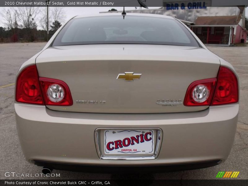 Gold Mist Metallic / Ebony 2010 Chevrolet Malibu LT Sedan