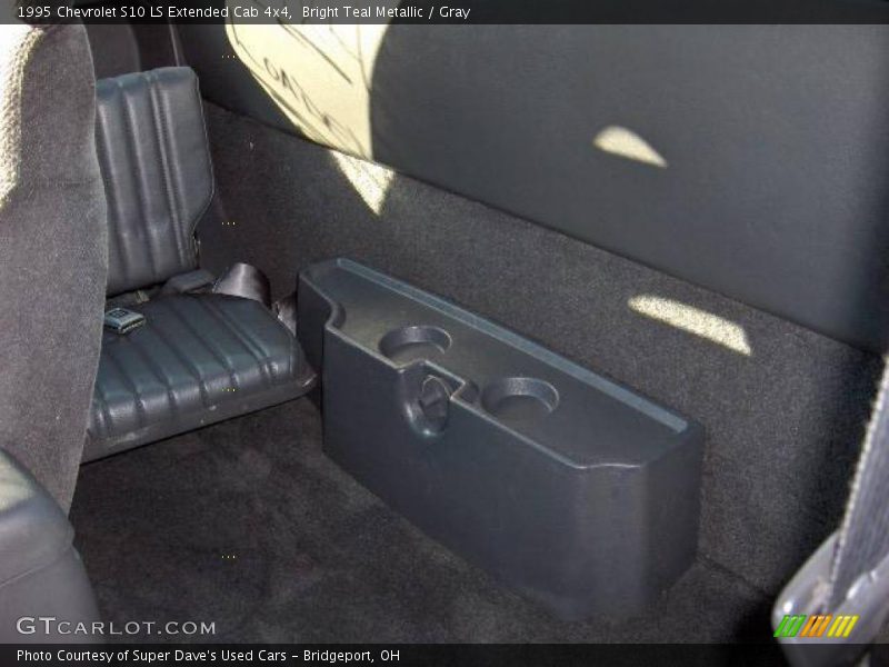 Bright Teal Metallic / Gray 1995 Chevrolet S10 LS Extended Cab 4x4
