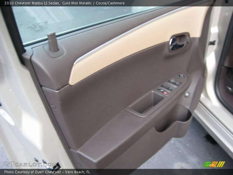 Gold Mist Metallic / Cocoa/Cashmere 2010 Chevrolet Malibu LS Sedan
