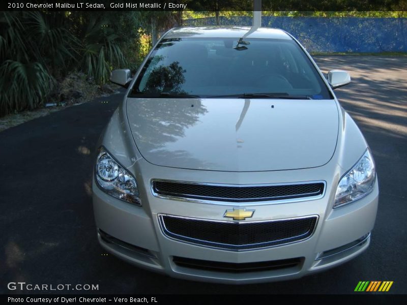 Gold Mist Metallic / Ebony 2010 Chevrolet Malibu LT Sedan