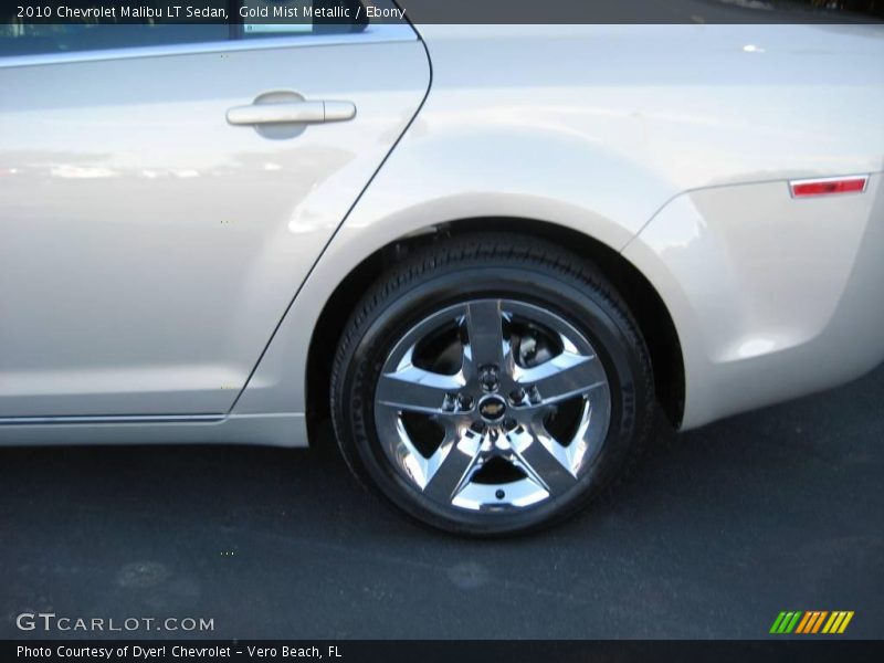 Gold Mist Metallic / Ebony 2010 Chevrolet Malibu LT Sedan