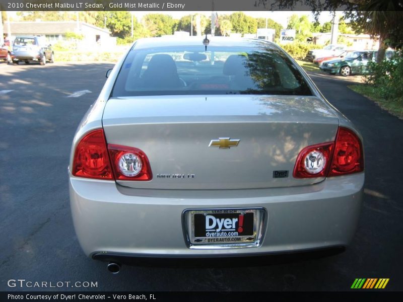 Gold Mist Metallic / Ebony 2010 Chevrolet Malibu LT Sedan