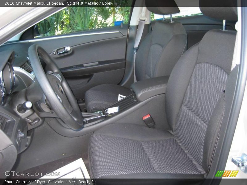 Gold Mist Metallic / Ebony 2010 Chevrolet Malibu LT Sedan