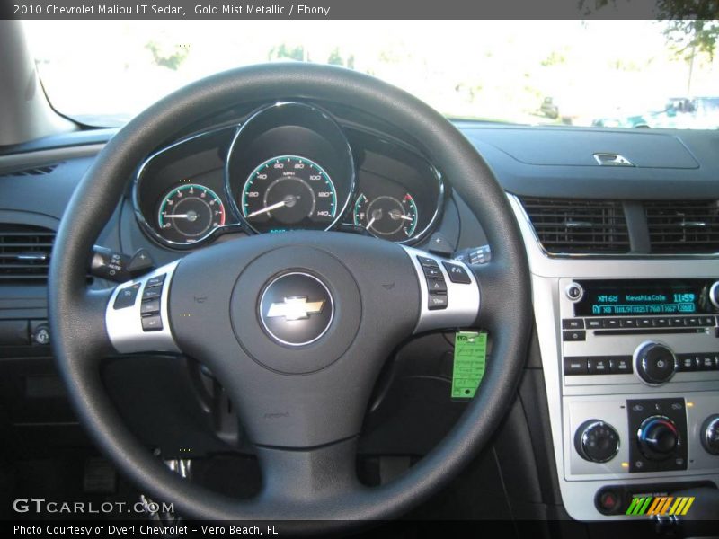 Gold Mist Metallic / Ebony 2010 Chevrolet Malibu LT Sedan