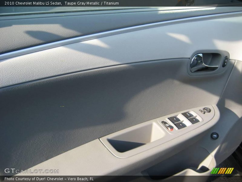 Taupe Gray Metallic / Titanium 2010 Chevrolet Malibu LS Sedan