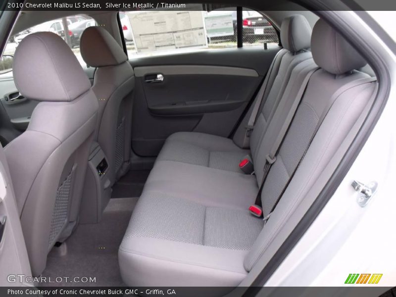 Silver Ice Metallic / Titanium 2010 Chevrolet Malibu LS Sedan