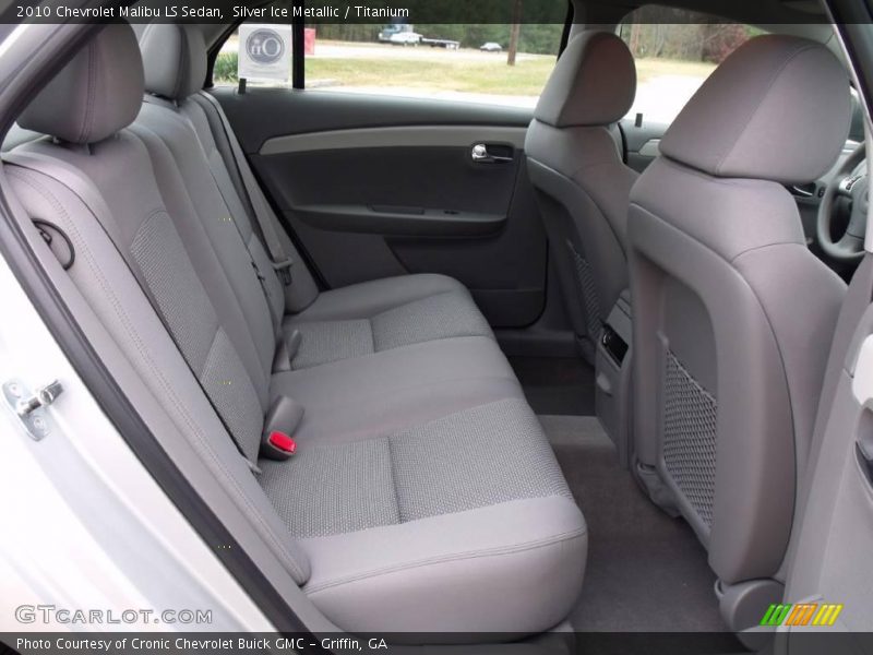 Silver Ice Metallic / Titanium 2010 Chevrolet Malibu LS Sedan