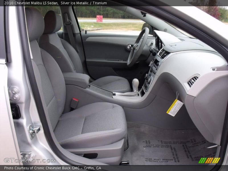 Silver Ice Metallic / Titanium 2010 Chevrolet Malibu LS Sedan