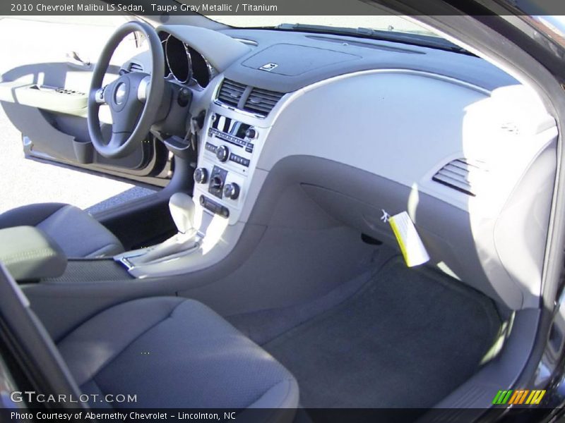 Taupe Gray Metallic / Titanium 2010 Chevrolet Malibu LS Sedan
