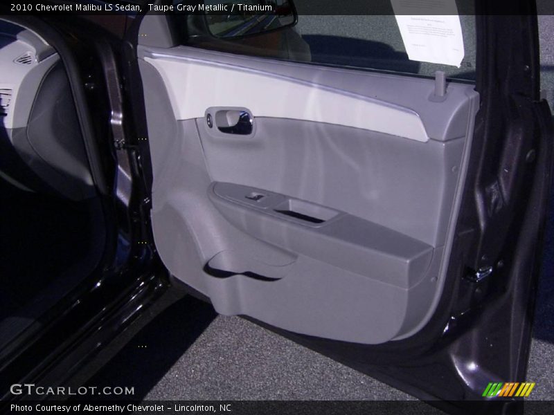 Taupe Gray Metallic / Titanium 2010 Chevrolet Malibu LS Sedan