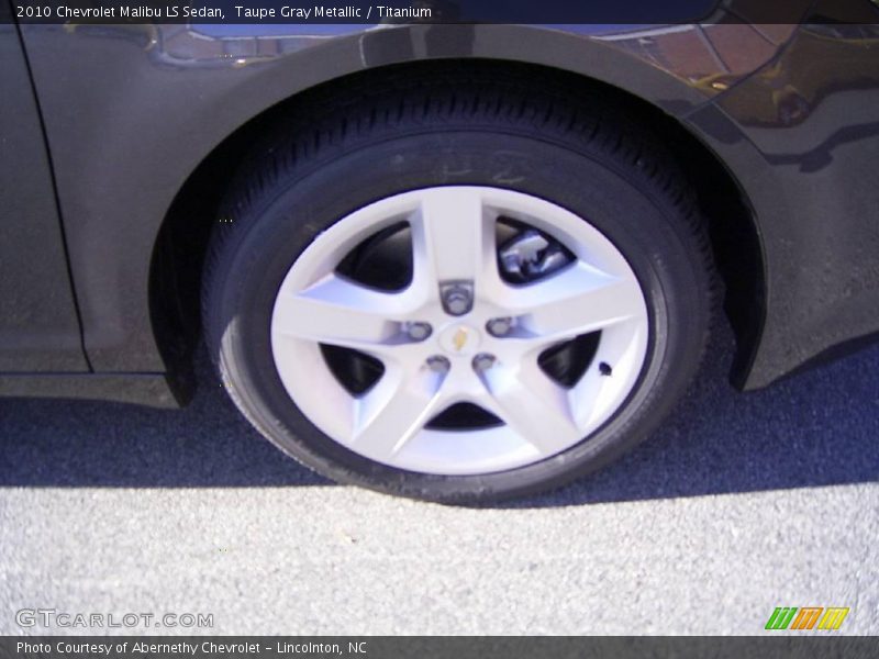 Taupe Gray Metallic / Titanium 2010 Chevrolet Malibu LS Sedan