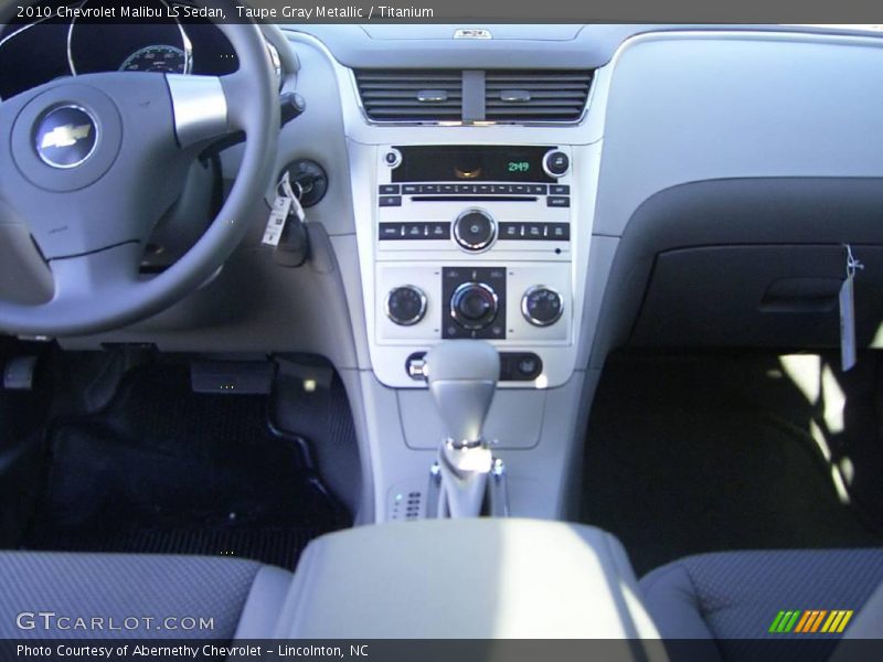 Taupe Gray Metallic / Titanium 2010 Chevrolet Malibu LS Sedan