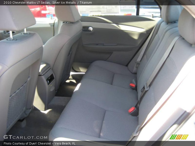 Silver Ice Metallic / Titanium 2010 Chevrolet Malibu LT Sedan
