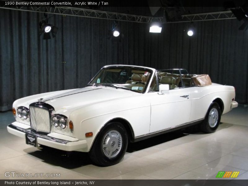 Acrylic White / Tan 1990 Bentley Continental Convertible