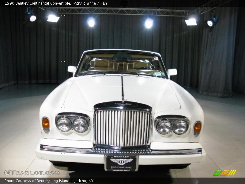 Acrylic White / Tan 1990 Bentley Continental Convertible