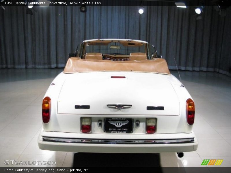 Acrylic White / Tan 1990 Bentley Continental Convertible