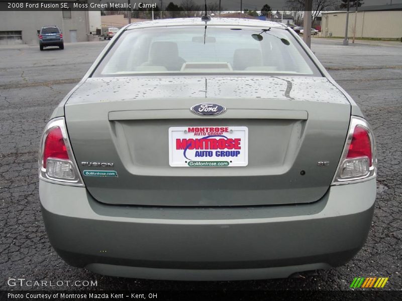 Moss Green Metallic / Camel 2008 Ford Fusion SE