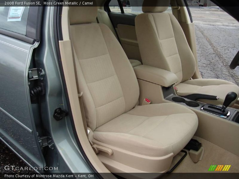 Moss Green Metallic / Camel 2008 Ford Fusion SE