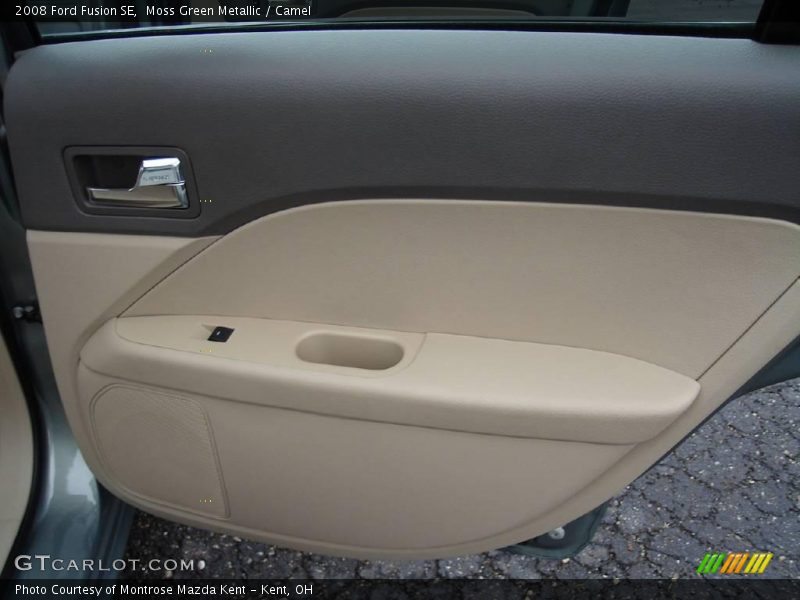 Moss Green Metallic / Camel 2008 Ford Fusion SE