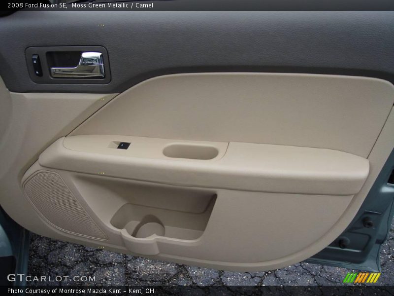 Moss Green Metallic / Camel 2008 Ford Fusion SE