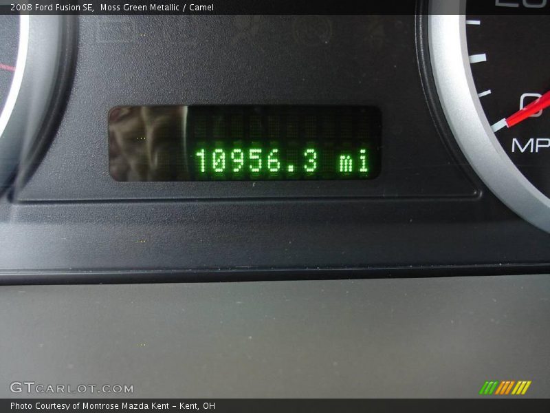 Moss Green Metallic / Camel 2008 Ford Fusion SE