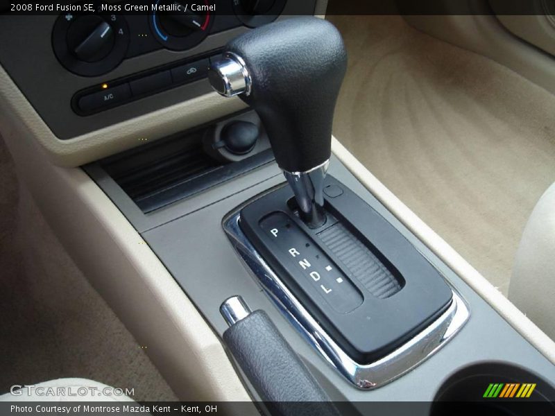 Moss Green Metallic / Camel 2008 Ford Fusion SE