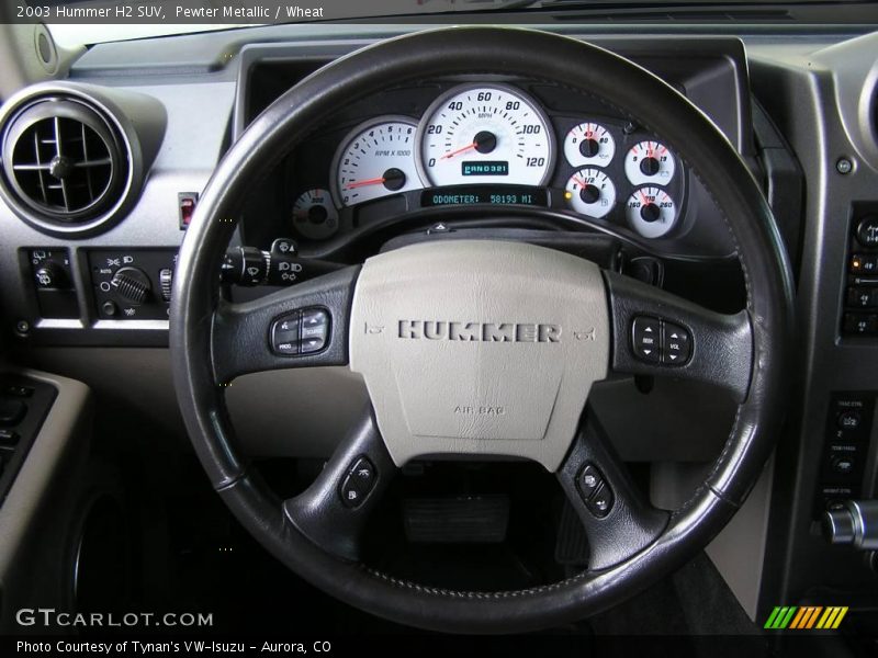 Pewter Metallic / Wheat 2003 Hummer H2 SUV