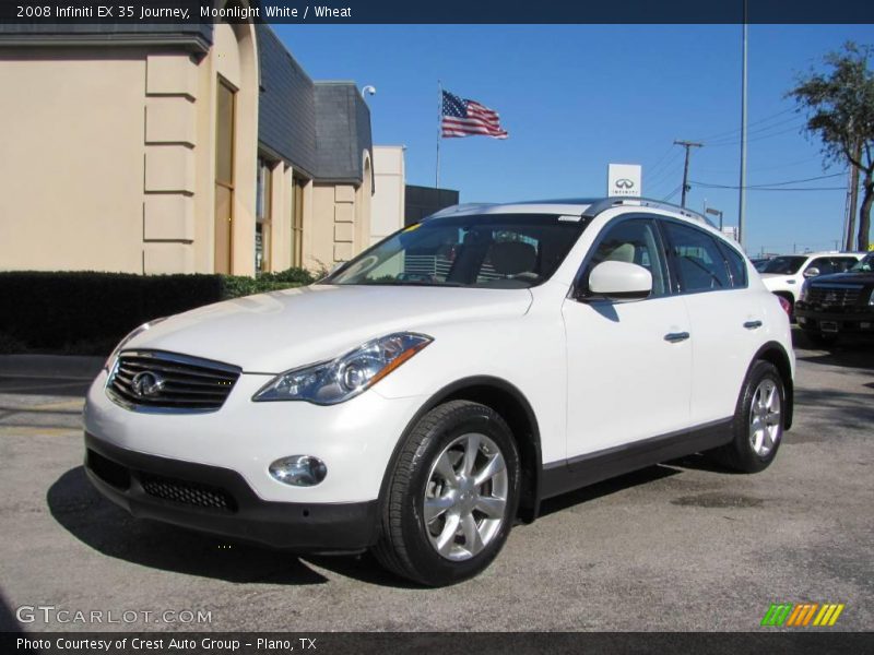 Moonlight White / Wheat 2008 Infiniti EX 35 Journey