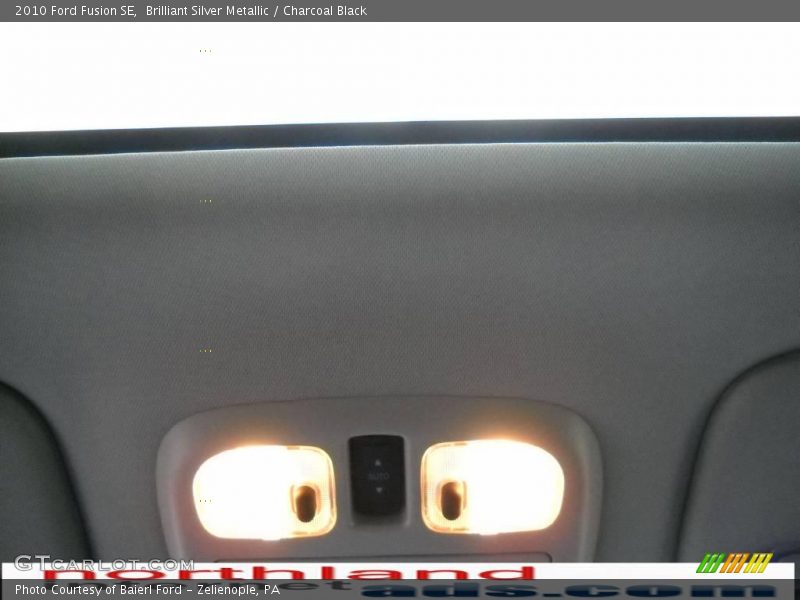 Brilliant Silver Metallic / Charcoal Black 2010 Ford Fusion SE