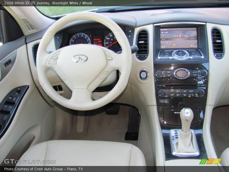 Moonlight White / Wheat 2008 Infiniti EX 35 Journey