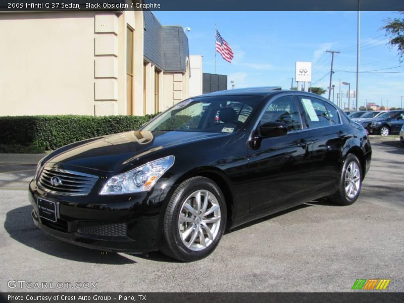 Black Obsidian / Graphite 2009 Infiniti G 37 Sedan