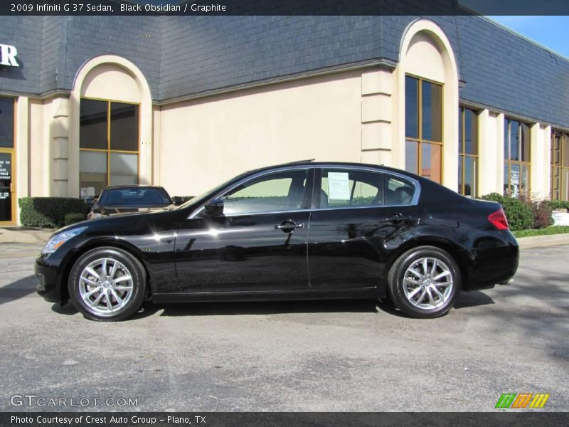 Black Obsidian / Graphite 2009 Infiniti G 37 Sedan