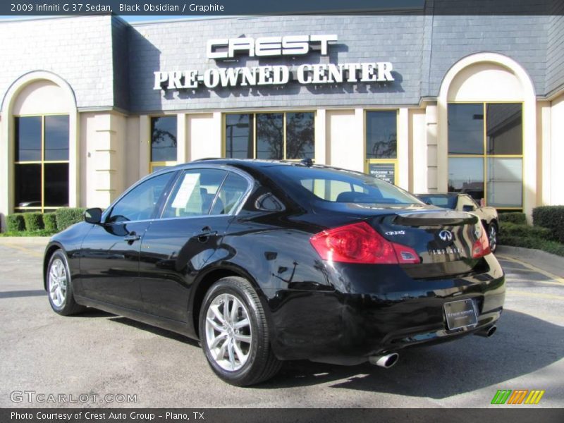 Black Obsidian / Graphite 2009 Infiniti G 37 Sedan