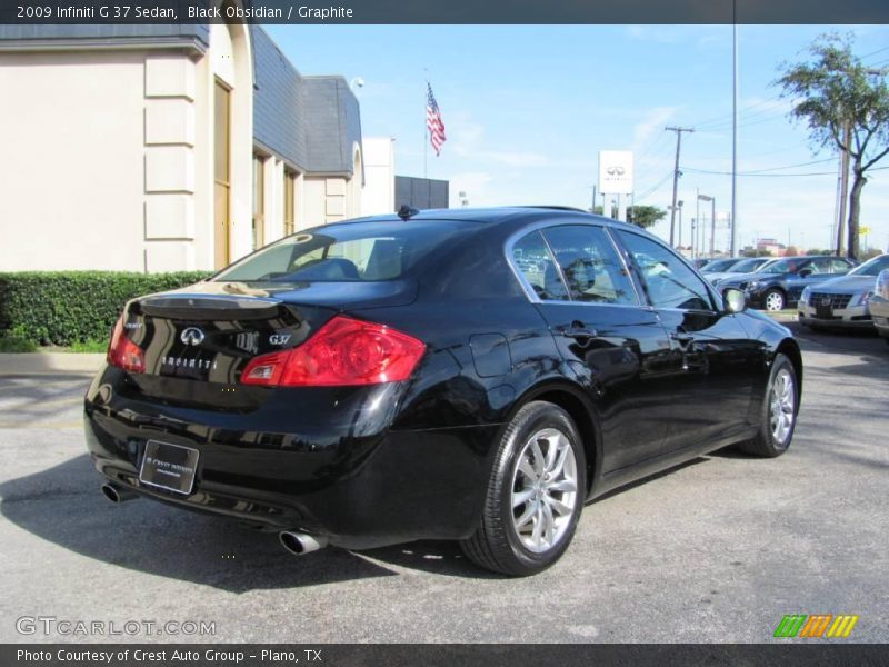 Black Obsidian / Graphite 2009 Infiniti G 37 Sedan