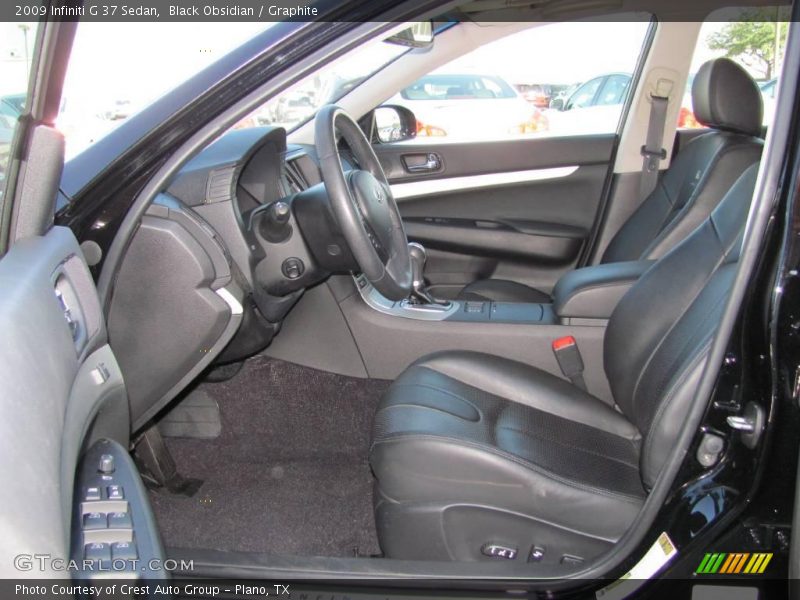 Black Obsidian / Graphite 2009 Infiniti G 37 Sedan